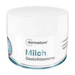 Gezichtscrème voor dermatologische melk, 50 ml
