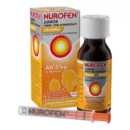 NUROFEN Junior koorts- en pijnsiroop Oran.40 mg/ml, 100 ml