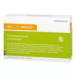 MYBIOTIK IMMUGY Combinatiepakket 15x2 g+30 capsules, 1 st