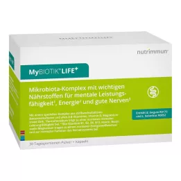 MYBIOTIK LIFE+ Combinatiepakket 30x1,5 g Plv.+60 Caps., 1 st
