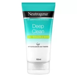 Neutrogena Diep schoon 2-in-1 schoonmaak en masker, 150 ml