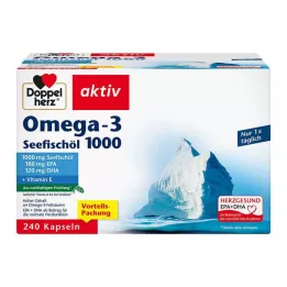 DOPPELHERZ Omega-3 Zeevisolie 1000 Capsules, 240 stuks