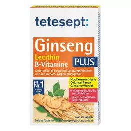 TETESEPT Ginseng 330 plus Lecithine+B-Vitamines Tab., 30 stuks
