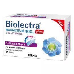 BIOLECTRA Magnesium 400 mg ultra 3-fasen depot, 30 stuks