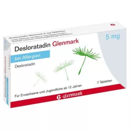 DESLORATADIN Glenmark 5 mg tabletten, 7 stuks