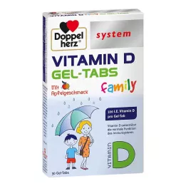 Doppelherz Vitamine D Gel Tabs Family System, 30 st