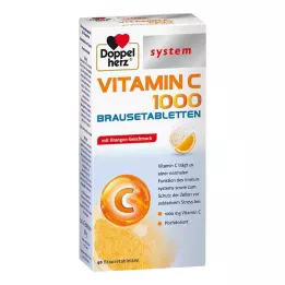 DOPPELHERZ Vitamine C 1000 systeem bruistabletten, 40 stuks