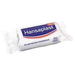 HANSAPLAST elastische fixatietape gecrêpt 8 cmx4 m, 1 stuk