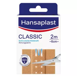 HANSAPLAST Klassieke pleister 6 cmx2 m, 1 st