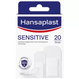 HANSAPLAST Gevoelige pleister hypoallergene strips, 20 stuks