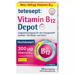 Tetesept Vitamine B12 Depot 300 μg filmomhulde tabletten, 30 st