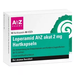 LOPERAMID AbZ akut 2 mg harde capsules, 10 stuks