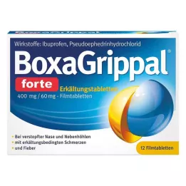 BOXAGRIPPAL forte koude tablet. 400 mg/60 mg FTA, 12 stuks