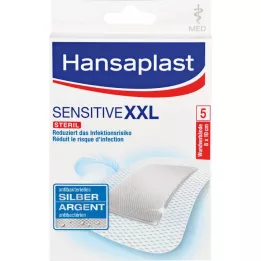 Hansaplast Gevoelige Wond Pleister Antibacterieel 8x10cm, 5 st