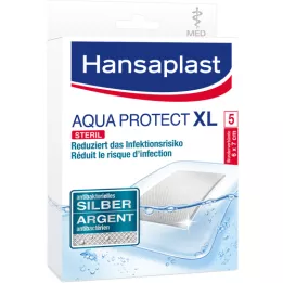 Hansaplast Aqua Protect Wound Association Antibacteriële 8x10cm, 5 st