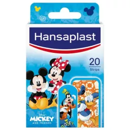HANSAPLAST Kinderpleisterstrips Mickey &amp; Vrienden, 20 stuks