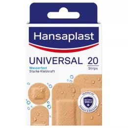 HANSAPLAST Universele pleisterstrips waterdicht, 20 stuks