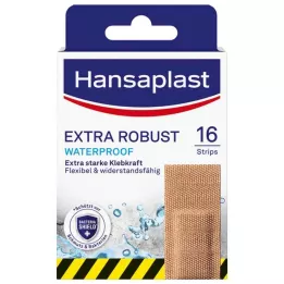 HANSAPLAST extra robuuste waterdichte pleisterstrips, 16 stuks