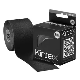 Kintex Kinesiologietape klassiek 5 cmx5 m zwart, 1 stuk