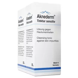 AKNEDERM Tinctuur gevoelig, 2X50 ml