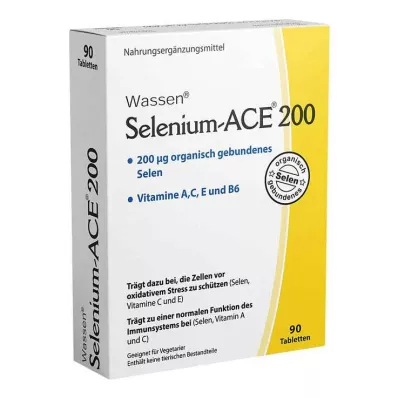 SELENIUM ACE 200 tabletten, 90 stuks SELENIUM ACE 200 tabletten, 90 stuks