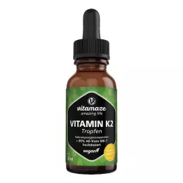 VITAMIN K2 MK7 druppels hoge dosering veganistisch, 50 ml