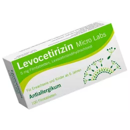 LEVOCETIRIZIN Micro Labs 5 mg filmomhulde tabletten, 100 stuks