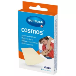 COSMOS Slijtpleister 45x65 mm steriel, 4 stuks