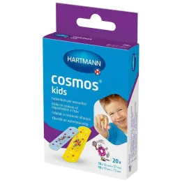 cosmos® kids kinderpleisters 2 maten, 20 stuks