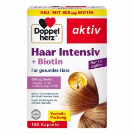 DOPPELHERZ Haar Intensief+Biotine Capsules, 100 stuks