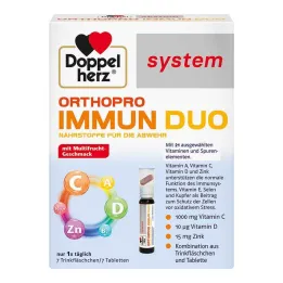 Doppelherz Orthopro Immun Duo systeem drinkampullen, 7 stuks
