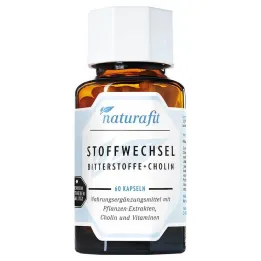 Naturafit Metabolisme Bitterstoffen + Choline Capsules, 60 st
