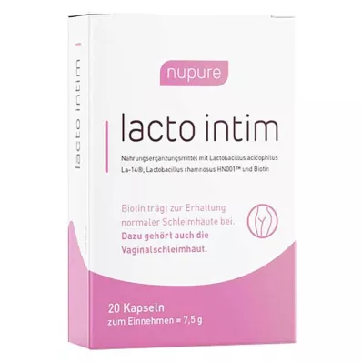 LACTO INTIM oraal probioticum voor bacteriële vaginose, 20 stuks LACTO INTIM oraal probioticum voor bacteriële vaginose, 20 stuks
