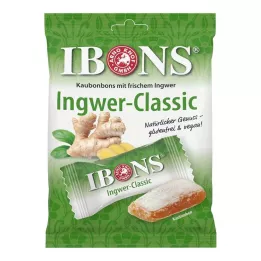 IBONS Ginger Classic Zak met kauwsnoep, 92 g