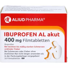 IBUPROFEN AL Acute 400 mg film -gecoate tabletten, 50 st