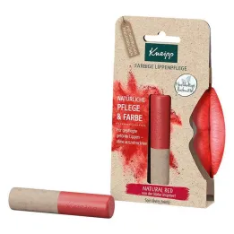 Kneipp gekleurde lipverzorging natuurlijk rood, 3,5 g