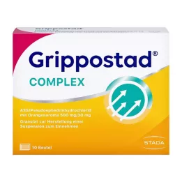 GRIPPOSTAD Complex ASS/Pseudoeph.500/30 mg Oranje, 10 stuks
