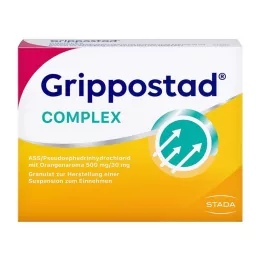 GRIPPOSTAD Complex ASS/Pseudoeph.500/30 mg Oranje, 20 stuks