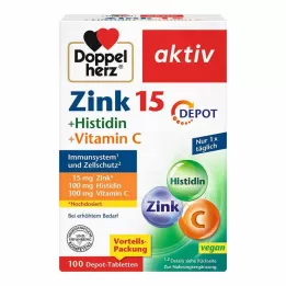DOPPELHERZ Zink+Histidine Depot Tabletten actief, 100 stuks