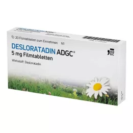 DESLORATADIN ADGC 5 mg filmomhulde tabletten, 20 stuks