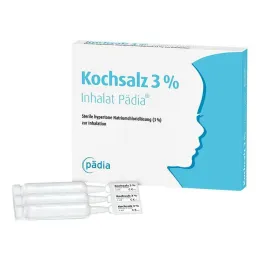 Keukenzout 3% inhalatiemiddel Pädia ampullen, 20 st