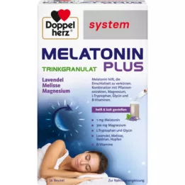 DOPPELHERZ Melatonine Plus drinkgranulaat systeem Btl, 30 stuks