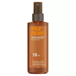 PIZ Buin Tan &amp; Beschermende zonnebrandoliespray LSF 15, 150 ml