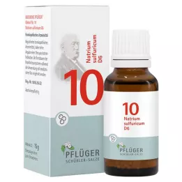 BIOCHEMIE Pflüger 10 Natrium sulfuricum D 6 Glob., 15 g