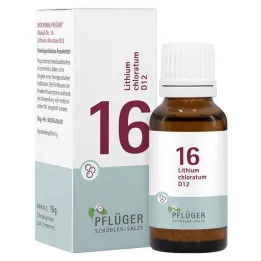 BIOCHEMIE Pflüger 16 Lithiumchloratum D 12 Glob., 15 g