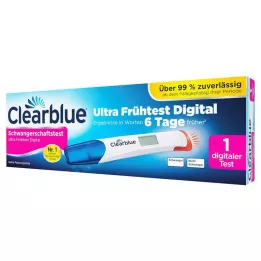 CLEARBLUE Zwangerschapstest Ultra vroege test digitaal, 1 stuk