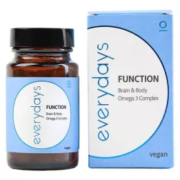EVERDAYS Functie Hersenen & Lichaam Omega-3 veganistisch WKA, 60 st