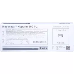 MEDUNASAL-Heparine 500 I.E. ampullen, 10X5 ml