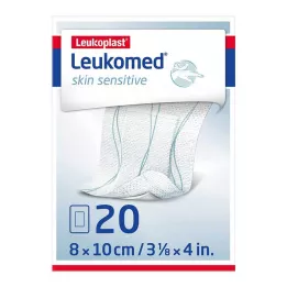 LEUKOMED huidgevoelig steriel 8x10 cm, 20 stuks