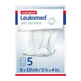 Leukomed® huidgevoelig 8x10 cm, 5 st